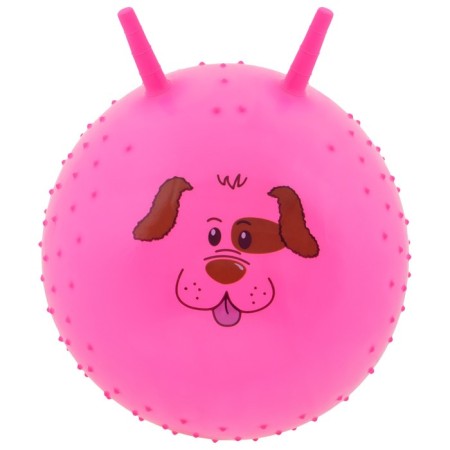 The bunch of a jump with horns "Happy Smiles", Massage, D = 45 cm, 350 g, mix-1