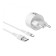 Network charger Borofone BA23A, 2XUSB, 2.4 A, MicroUSB cable, 1 m, white