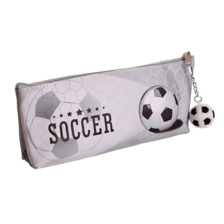 School Penal on a zipper, with a suspension, "Football", mix-5