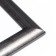 Photo frame Plastic "Gallery" 25x25 cm gray (plastic screen)