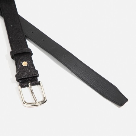 Building belt, width 2.8 cm, screw, buckle metal, black color-1