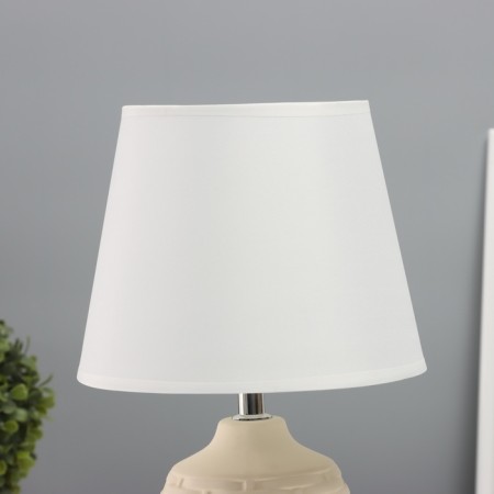 Table lamp "Weaving" 1x40W E14 beige 19.5x19.5x35.5cm-2