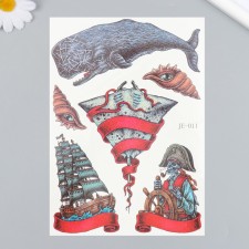 Tattoo on the body color 