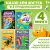 A set of books for leisure "All about dinosaurs", 4 pcs.