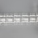 Curtain tape, 3 cm, 10 ± 1 m, white color