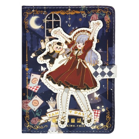 Gift notebook, A6+, 132 sheets, color block, with a stream on a magnet, PVC cover, "Anime", mix-1