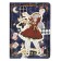 Gift notebook, A6+, 132 sheets, color block, with a stream on a magnet, PVC cover, "Anime", mix