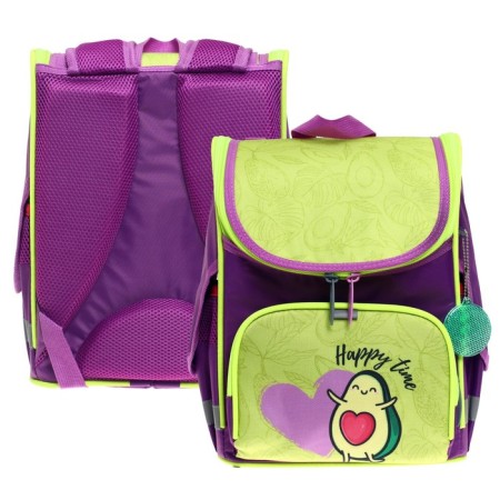 School Standard School, 34 x 25 x 13 cm, calligrata m "avocado", purple-5