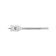 Wood drill feather scrap, hexagonal shank, 22 x 152 mm
