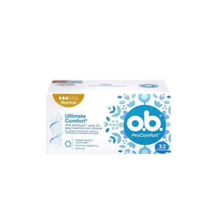 Hygienic female tampons O.B. Pro Comfort Normal, 32 pcs