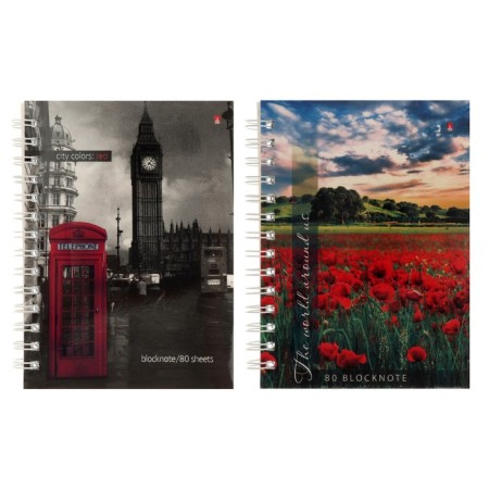 Notepad A6, 80 sheets on the crest "Prestige", mix-3