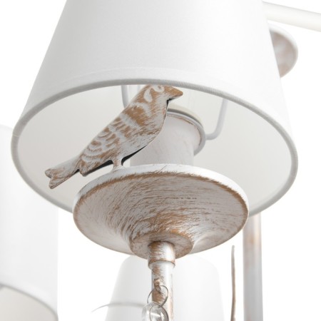 Chantal chandelier 5x40W E14 white+gold 58x58x50 cm Bayerlux-6