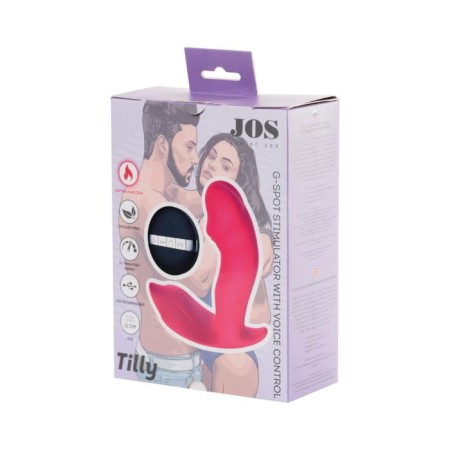 GHO point stimulator with Jos Tilly voice control, silicone, pink color, 11 cm-9