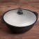 Kazan cast -iron, 3.5 l, flat bottom, aluminum cover