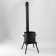 Bake under a cauldron 12 l, with a chimney, with a door and removable legs