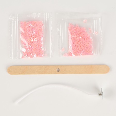 With your own hands. Creation of a candle "Pink Dreams", a set for creativity-5