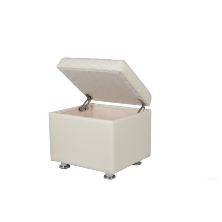 Puff with Vega lid, 430x480x430, white-1