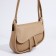 Women's bag made of artificial leather, 20x16x8.5 cm, beige color