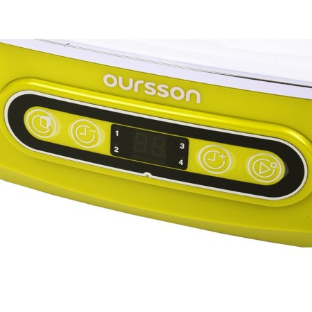 Jogurtnitsa Oursson Fe1405D/GA, 20 W, 125/500 ml, 10 capacities, timer, ceramics, green,-3