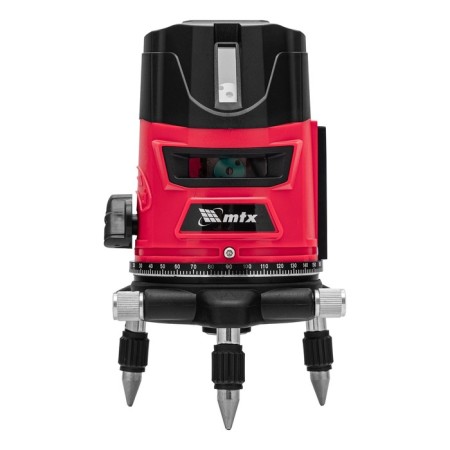 Laser level MTX CRX-30G 35032, 2 green rays, ± 0.3 mm/m, 5/8 ", range 30 m-1