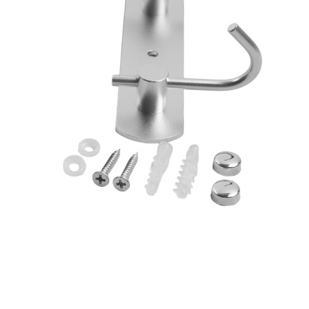 Cappio CVT004 hanger, metallic, three -horn, matte chromium color-5