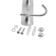 Cappio CVT004 hanger, metallic, three -horn, matte chromium color