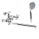Accoona A7572-2 bathtub, two-wound, brass, chrome