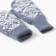 Double female mittens, blue color, river 18