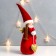 Interior doll "Angel in a red dress with a gold heart" 49x12x12 cm