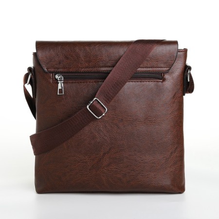 Male bag, brown color-3