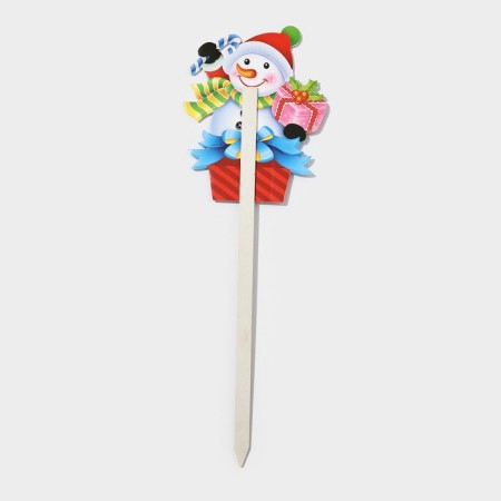 Topper decorative "Snowman" 22.5x70.5 cm-5