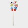 Topper decorative "Snowman" 22.5x70.5 cm