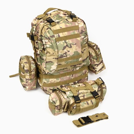 Tactical backpack "Storm Tactic" slings molle, pouches, 50 l, cartoons-4