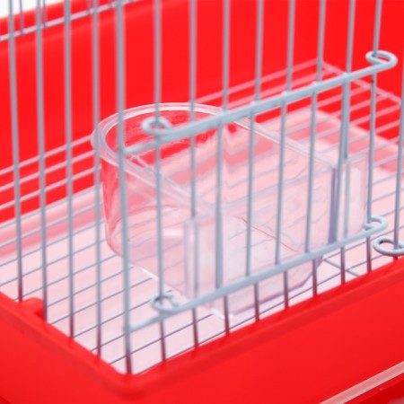 Poultry cell equipped BD-1/1D, 30 x 23 x 39 cm, red-5