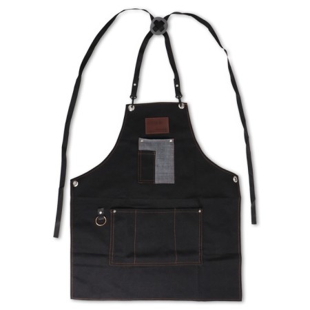 Apron for the master, denim, black color-7
