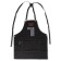 Apron for the master, denim, black color