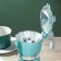 Coffee machine geyser shade Azure, 3 cups, 150 ml, turquoise color