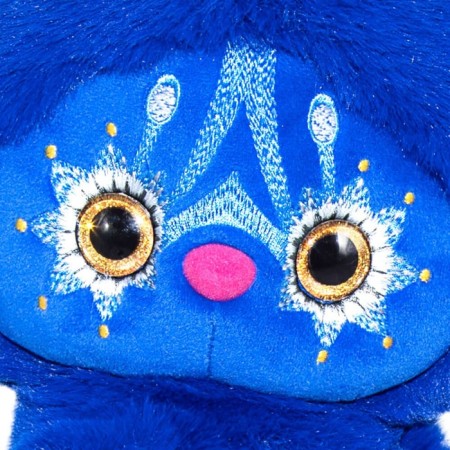 Soft toy "Toshi", blue color, 25 cm-3