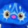Soft toy "Toshi", blue color, 25 cm