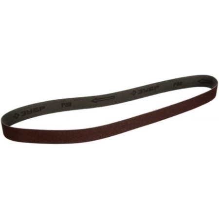 Grinding tape "Master" 35547-080, for the machine ZShS-330, 25 x 762 mm, P80, 3 pcs.