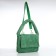 Youth bag on magnet, green color