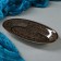 The herringard Rishtan ceramics "Patterns", 24 cm, brown