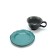 Tea couple Dolce Ceramo. Azur, 2 items: 280 ml mug, saucer d = 16 cm
