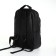 Women's backpack city on lightning, Fidelio Largo, 2 external pockets, black color