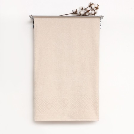 Trick Flashlights towel 30x70cm, milk color, 295g/m2, 100% cotton