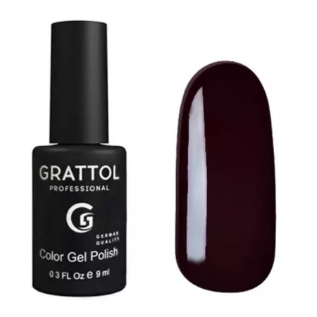 Grattol Color Gel Polish, No. 103 Claret, 9 ml