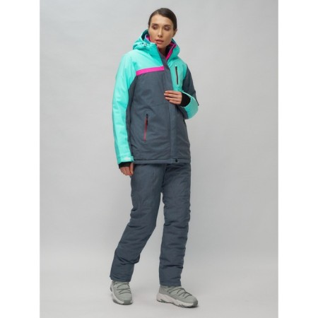 Ski suit, size 42, turquoise color-11