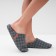 Women's slippers, size 36-37, gray color
