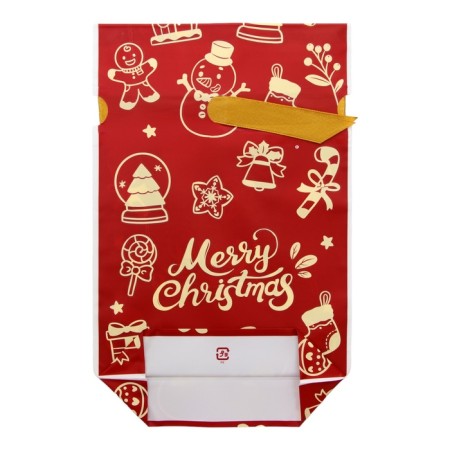 Polyethylene gift package with ties "New Year's Little things", 15x23cm-3