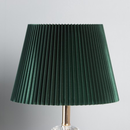 Table lamp "Claudia" 1x40W E27+LED Emerald Belief/Gold 15x15x32.5cm 10683-4